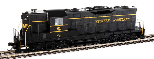  Walthers Mainline 910-20490 HO Scale EMD GP9 Phase II High Hood Western Maryland WM 35 DCC & Sound
