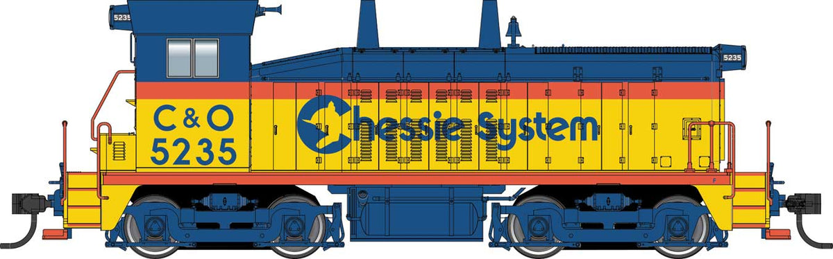  Walthers Mainline 910-20665 HO Scale EMD SW7 Phase I Chessie System C&O 5235 DCC Sound