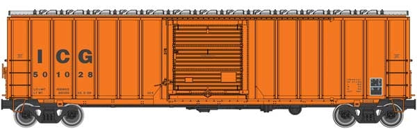  Walthers Mainline 910-2171 HO Scale 50' ACF Boxcar Illinois Central Gulf ICG 501028