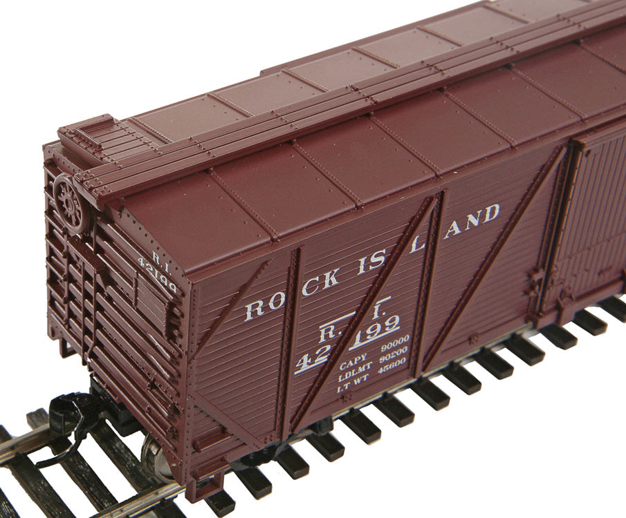  Walthers Mainline 910-2504 HO Scale 40' Single Sheathed Boxcar Rock Island RI 42199 - NOS