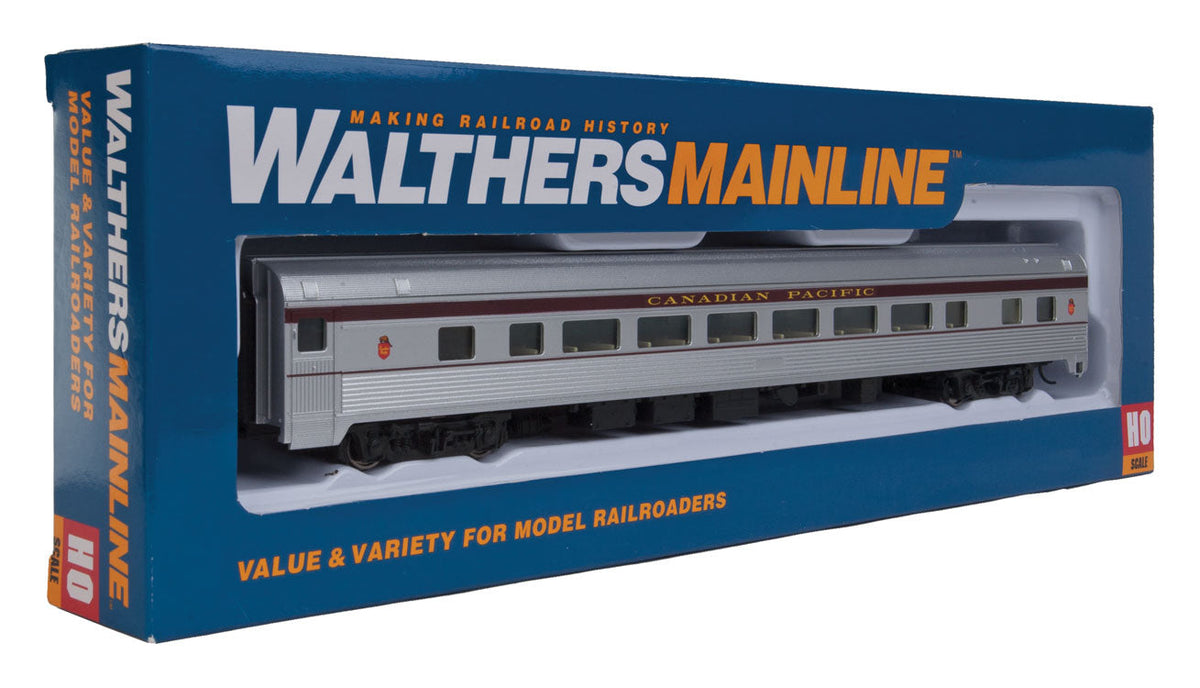  Walthers Mainline 910-30004 HO Scale 85' Budd Large Window Coach CP