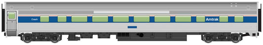  Walthers Mainline 910-30013 HO Scale 85' Budd Large Window Coach Amtrak Phase IV