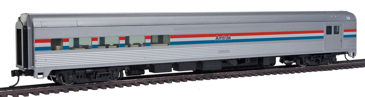  Walthers Mainline 910-30051 HO Scale 85' Budd Baggage Lounge Amtrak Phase I