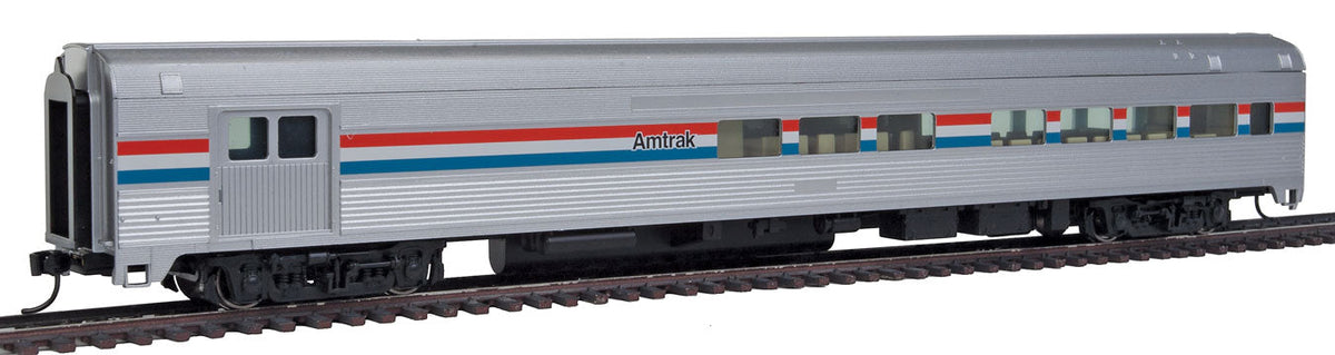 Walthers Mainline 910-30051 HO Scale 85' Budd Baggage Lounge Amtrak Phase I