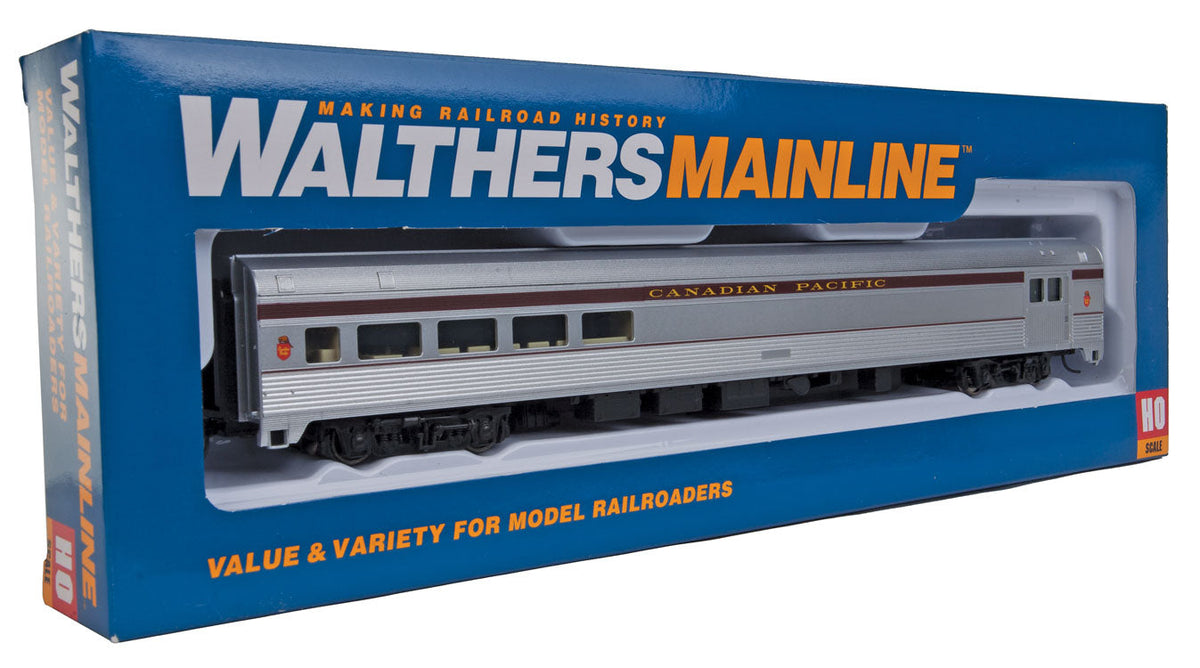  Walthers Mainline 910-30054 HO Scale 85' Budd Baggage Lounge Canadian Pacific CP