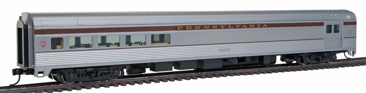  Walthers Mainline 910-30056 HO Scale 85' Budd Baggage Lounge Pennsylvania PRR