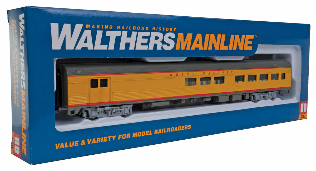  Walthers Mainline 910-30058 HO Scale 85' Budd Baggage Lounge Union Pacific UP