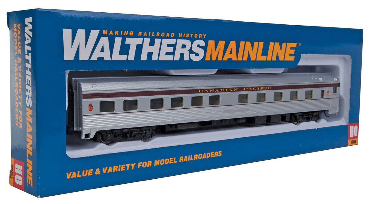  Walthers Mainline 910-30104 HO Scale 85' Budd 10-6 Sleeper Canadian Pacific CP