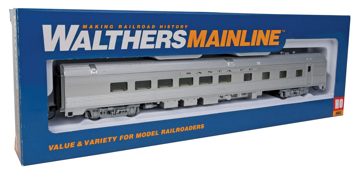  Walthers Mainline 910-30152 HO Scale 85' Budd Diner Santa Fe ATSF