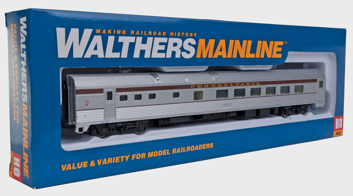  Walthers Mainline 910-30156 HO Scale 85' Budd Diner Pennsylvania PRR