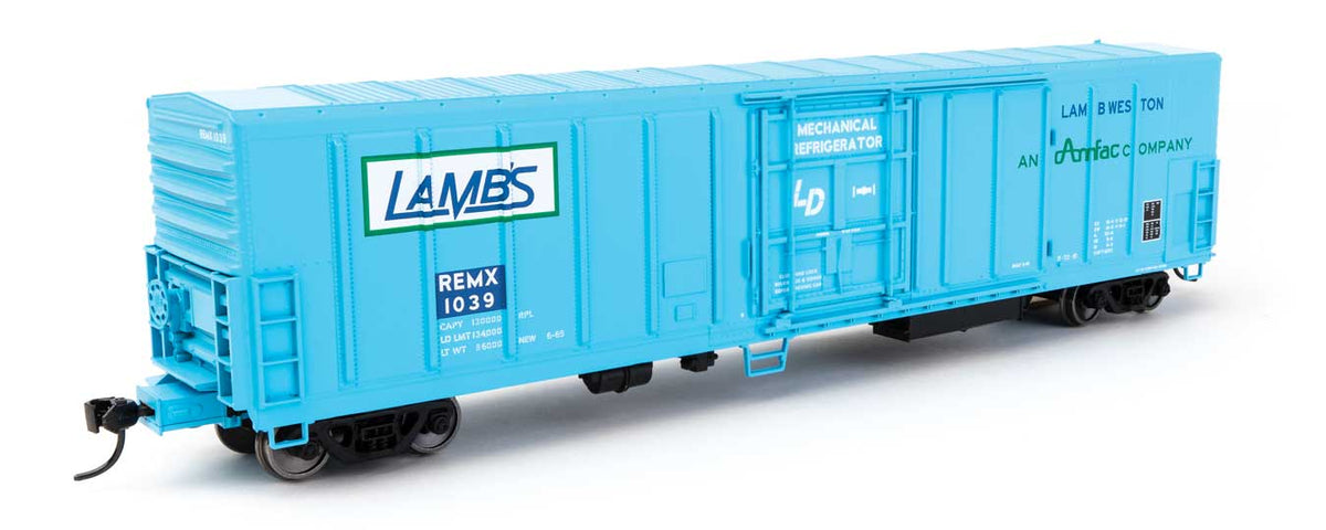  Walthers Mainline 910-3987 HO Scale 57' Mechanical Reefer Lamb Weston REMX 1039