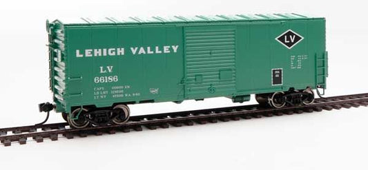  Walthers Mainline 910-45010 HO Scale 40' Modernized ACF Boxcar Lehigh Valley LV 66186