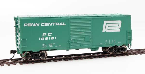  Walthers Mainline 910-45015 HO Scale 40' Modernized ACF Boxcar Penn Central PC 138181