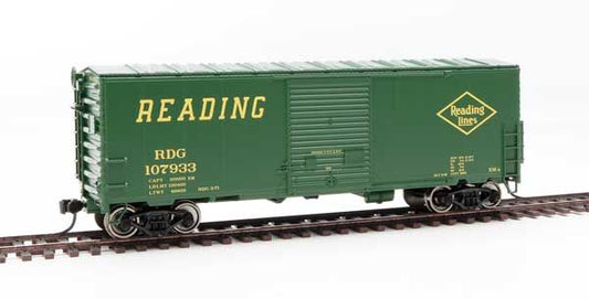  Walthers Mainline 910-45021 HO Scale 40' Modernized ACF Boxcar Reading RDG 107933