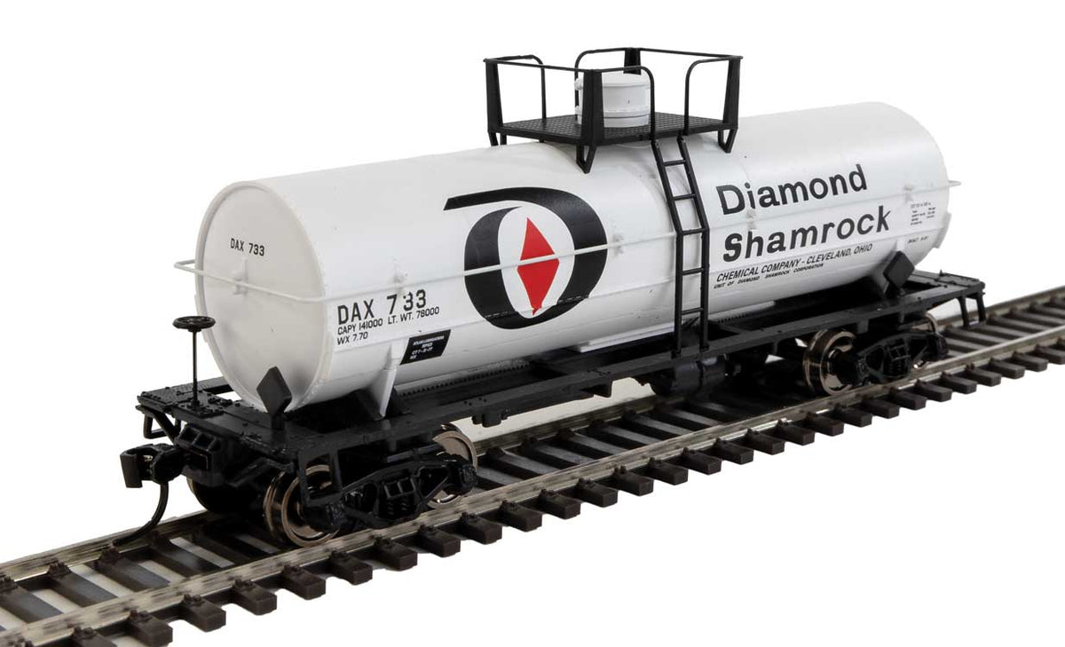  Walthers Mainline 910-48004 HO Scale 36' Chemical Tank Car Diamond Shamrock DAX 733