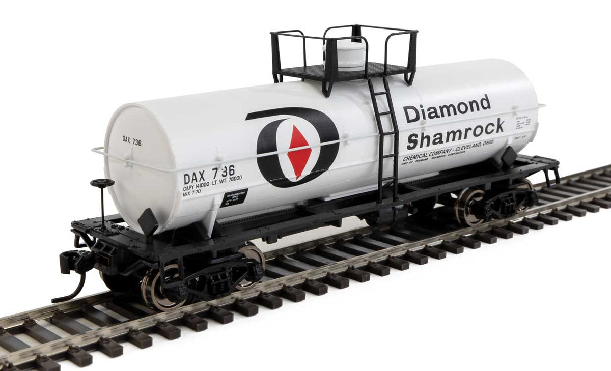  Walthers Mainline 910-48005 HO Scale 36' Chemical Tank Car Diamond Shamrock DAX 736