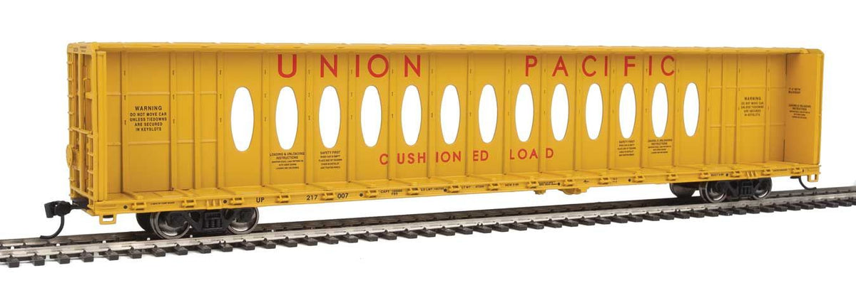  Walthers Mainline 910-4865 HO Scale 72' Centerbeam Flatcar Union Pacific UP 217012