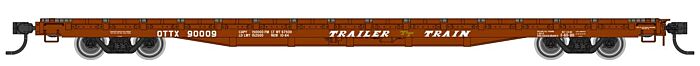  Walthers Mainline 910-5344 60' Pullman Flatcar "Farm Machinery" Trailer Train OTTX 90147