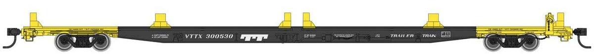  Walthers Mainline 910-5543 HO Scale G85 85' Flatcar Trailer Train VTTX 300530
