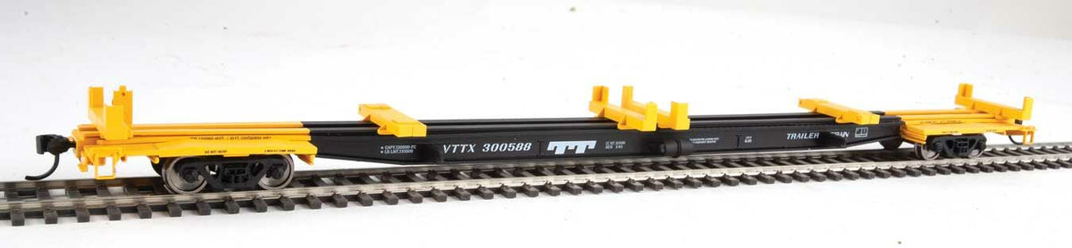  Walthers Mainline 910-5546 HO Scale G85 85' Flatcar Trailer Train VTTX 300588