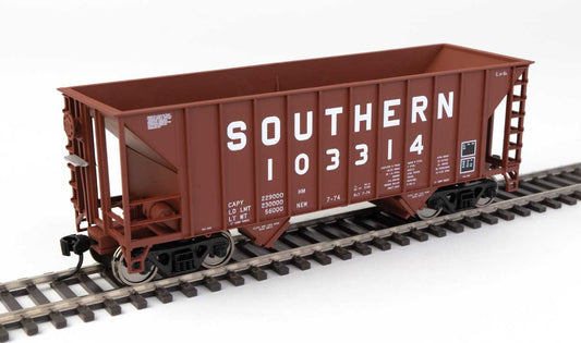  Walthers MainLine 910-56621 100 Ton 2 Bay Hopper Southern Brown SOU 103314