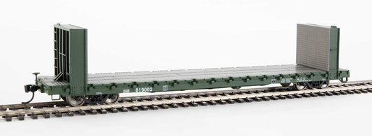  Walthers Mainline 910-5809 60' Pullman Bulkhead Flatcar Indiana Harbor Belt IHB 819002