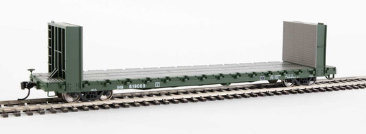  Walthers Mainline 910-5812 60' Pullman Bulkhead Flatcar Indiana Harbor Belt IHB 819009