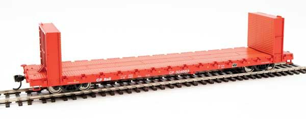  Walthers Mainline 910-5840 60' Pullman Bulkhead Flatcar Canadian Pacific CP Rail 304672