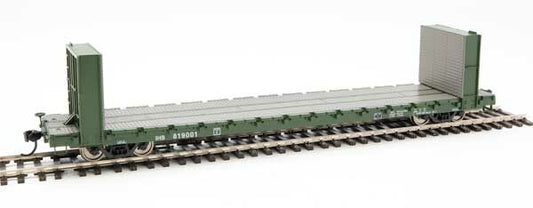  Walthers Mainline 910-5843 60' Pullman Bulkhead Flatcar Indiana Harbor Belt IHB 819006