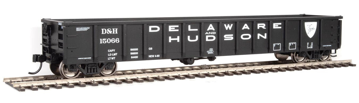  Walthers MainLine 910-6209 53' Gondola Delaware & Hudson D&H 15066