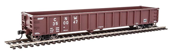  Walthers MainLine 910-6233 53' Gondola Ex-Railgon Chicago NorthWestern CNW 350047