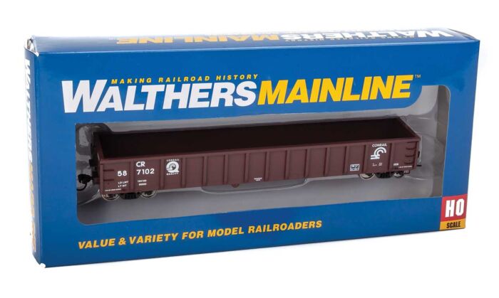  Walthers MainLine 910-6237 53' Gondola Conrail Quality CR 587102