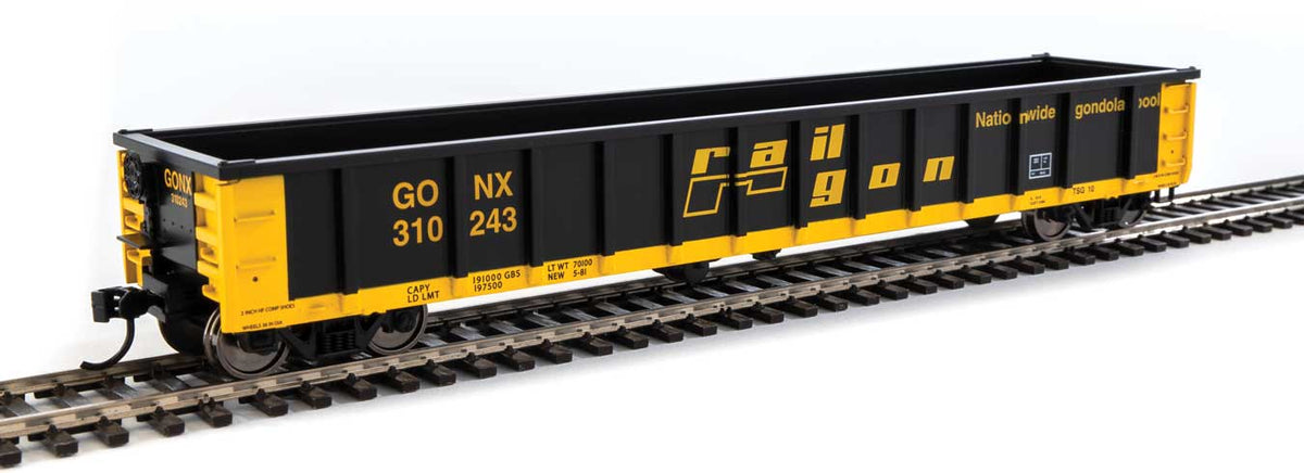  Walthers MainLine 910-6303 53' Gondola Railgon GONX 310243