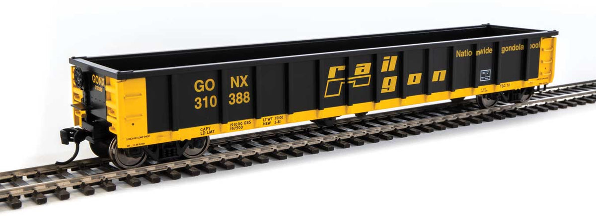  Walthers MainLine 910-6305 53' Gondola Railgon GONX 310388