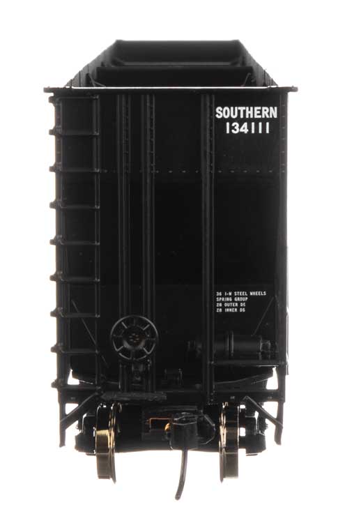  Walthers Mainline 910-6776 HO Scale Greenville 7,000 Cu Ft Woodchip Hopper "Black" Southern 134175