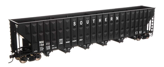  Walthers Mainline 910-6777 HO Scale Greenville 7,000 Cu Ft Woodchip Hopper "Black" Southern 134637