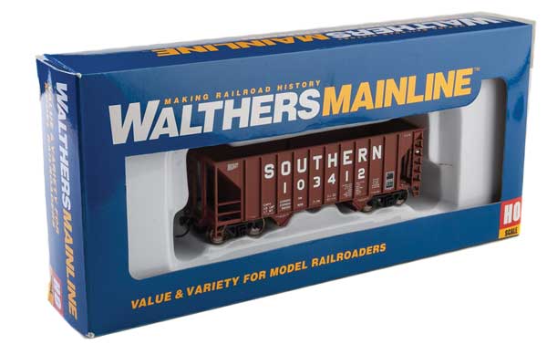  Walthers MainLine 910-6927 100 Ton 2 Bay Hopper Southern Brown SOU 103412