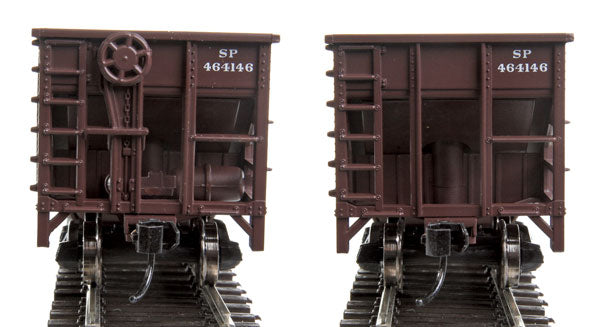  Walthers Mainline 910-7404 HO Scale 36' 2 Bay Ribbed Side Hopper Southern Pacific SP 464146 - NOS