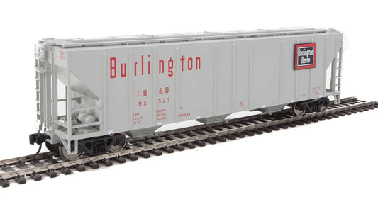  Walthers Mainline 910-7463 HO Scale 50' PS-2 CD 4427 Covered Hopper Burlington CB&Q 85520