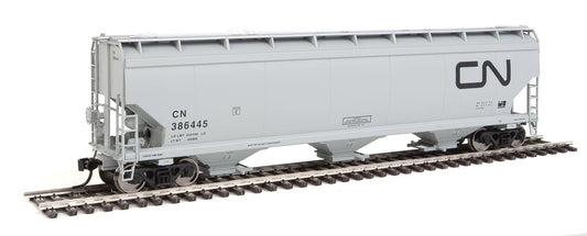  Walthers Mainline 910-7632 HO Scale 60' NSC 5150 3 Bay Covered Hopper Canadian National CN 386445