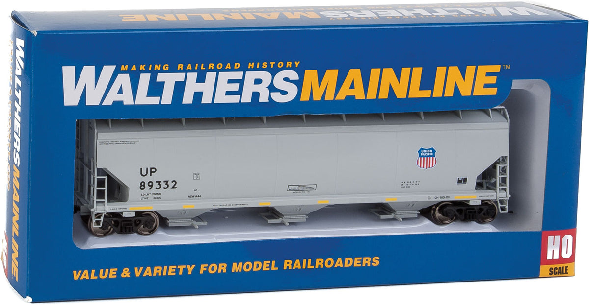  Walthers Mainline 910-7655 HO Scale 60' NSC 5150 3 Bay Covered Hopper Union Pacific UP 88332
