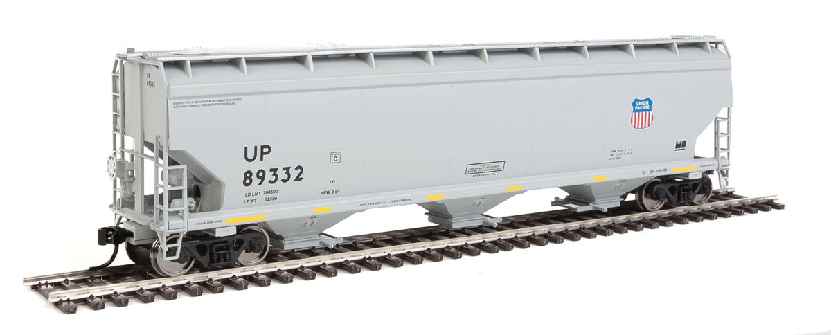  Walthers Mainline 910-7655 HO Scale 60' NSC 5150 3 Bay Covered Hopper Union Pacific UP 88332