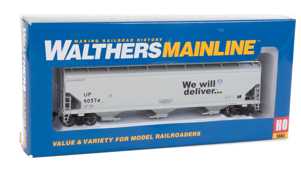  Walthers Mainline 910-7678 HO Scale 60' NSC 5150 3 Bay Covered Hopper Union Pacific UP 90574