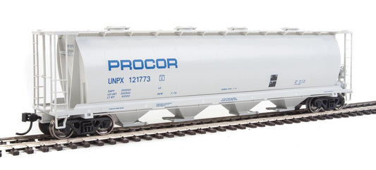  Walthers Mainline 910-7824 HO Scale 59' Cylindrical Covered Hopper PROCOR UMPX 121773 - NOS