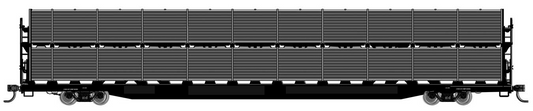 Walthers Mainline 910-8100 HO Scale 89' Bi-Level Shielded Auto Rack Undecorated