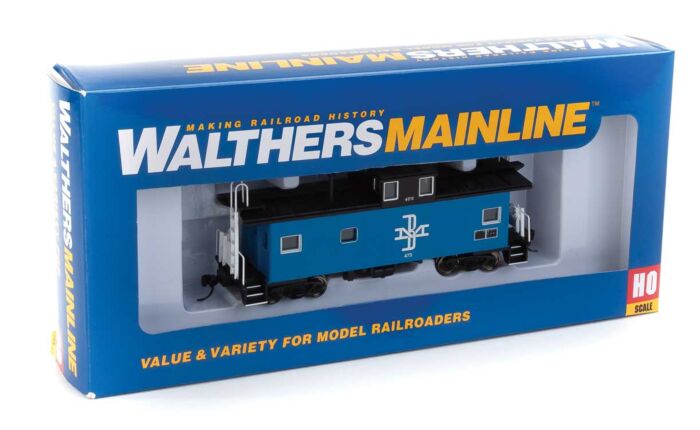  Walthers Mainline 910-8751 HO Scale Wide Vision Caboose Boston & Maine B&M 473