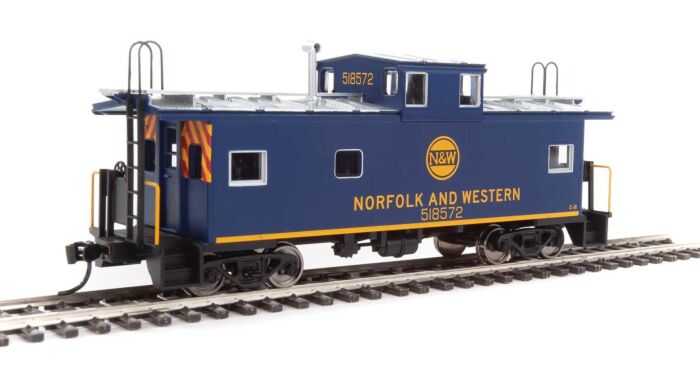  Walthers Mainline 910-8758 HO Scale Wide Vision Caboose Norfolk & Western NW 518572