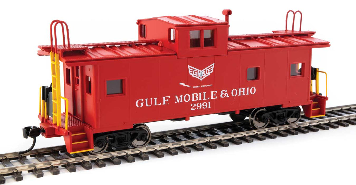  Walthers Mainline 910-8769 HO Scale Wide Vision Caboose Gulf Mobile & Ohio GM&O 2991