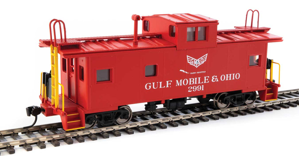  Walthers Mainline 910-8769 HO Scale Wide Vision Caboose Gulf Mobile & Ohio GM&O 2991