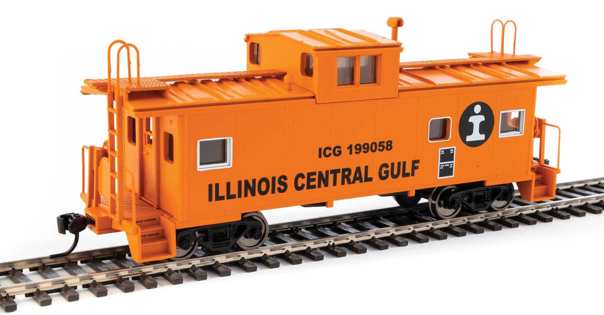  Walthers Mainline 910-8772 HO Scale Wide Vision Caboose Illinois Central Gulf ICG 199059